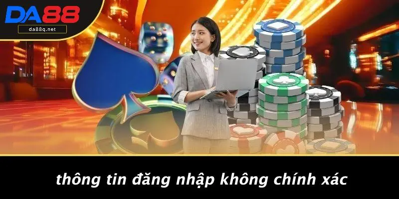 Thông Tin Đăng Nhập Không Chính Xác